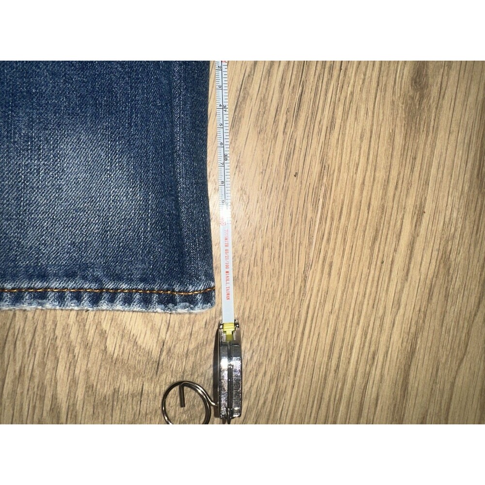 SuperDry Biker Edition Loose Taper Distressed Blue Jeans 29x30 (Tagged 30x32) - Picture 13 of 15